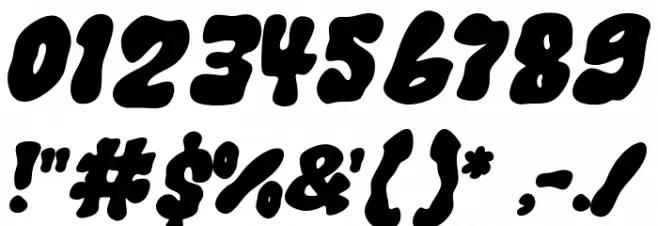 Chunk Wave Italic フォント その他の文字