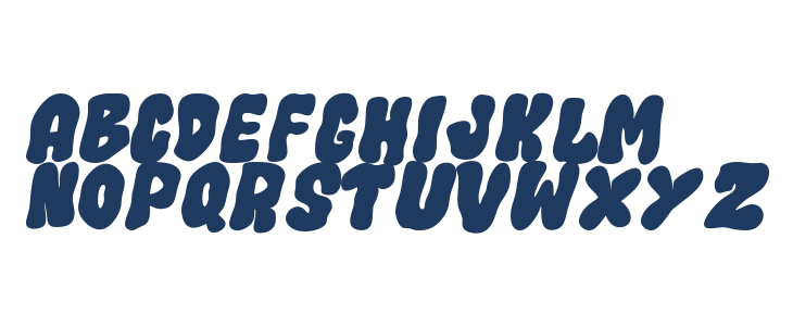 Chunk Wave Italic Uppercase