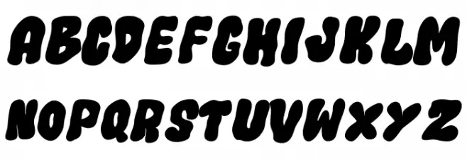 Chunk Wave Italic フォント 大文字