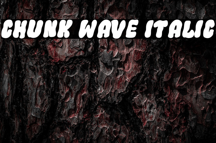 Chunk Wave Italic Example 2