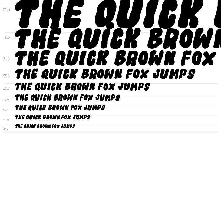 Chunk Wave Italic Waterfall