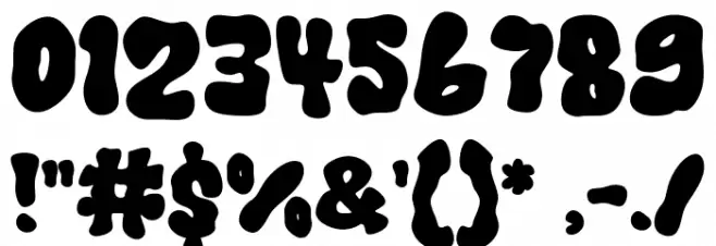 Chunk Wave Шрифта ДРУГИЕ символов