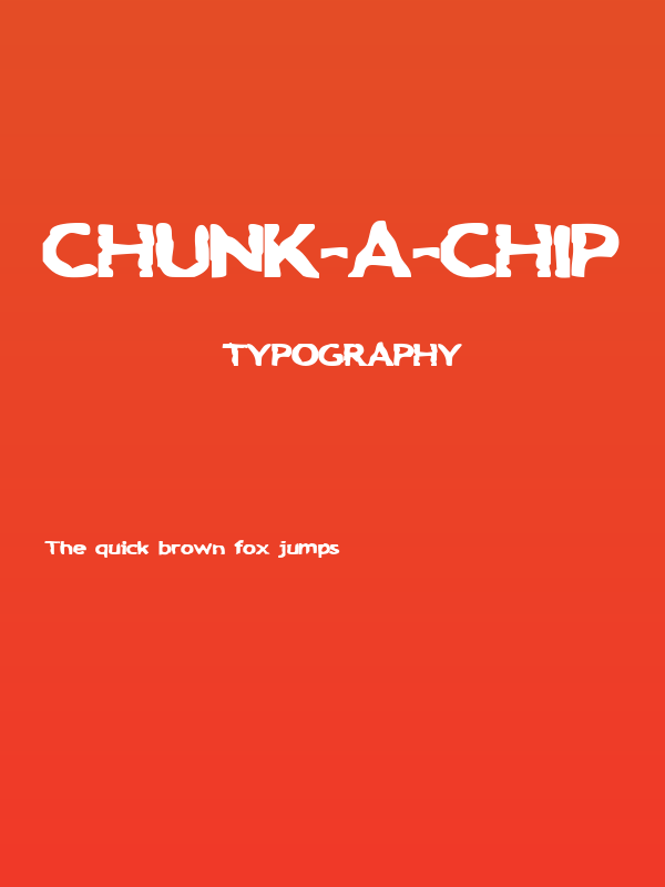 Chunk-a-Chip Poster