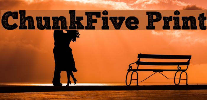 ChunkFive Print Font examples