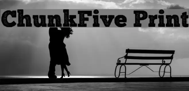 ChunkFive Print Font examples