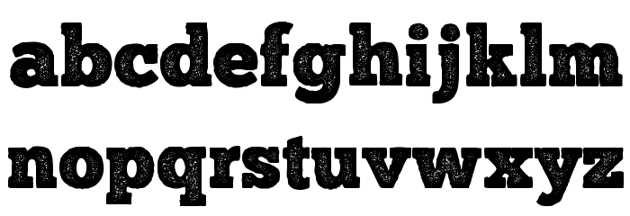 ChunkFive Print Font LOWERCASE