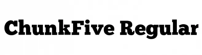 ChunkFive Regular  नि: शुल्क फ़ॉन्ट्स डाउनलोड