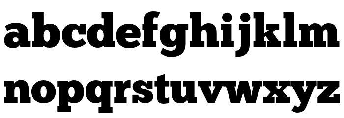 ChunkFive Regular 字体 小写