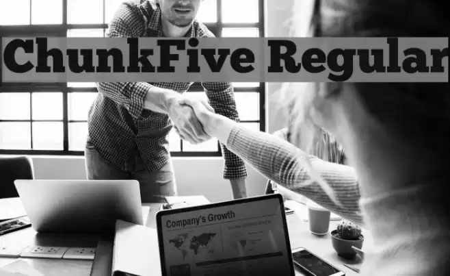 ChunkFive Regular Font examples