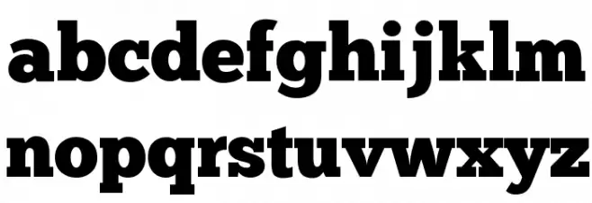 ChunkFive Regular 字体 小写