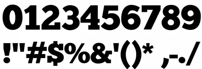 ChunkFive Font OTHER CHARS