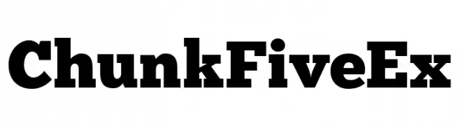 ChunkFiveEx  Fuentes Gratis Descargar