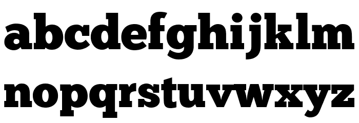 ChunkFiveEx Font LOWERCASE