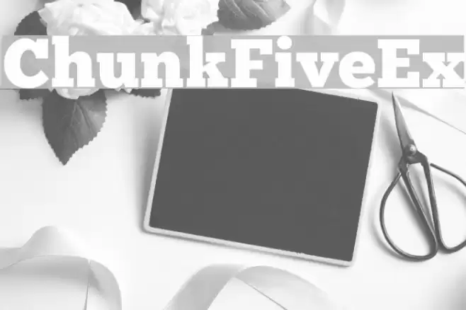 ChunkFiveEx Font examples