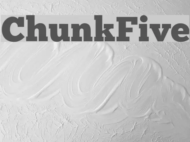 ChunkFive Font examples