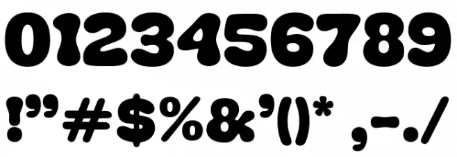 ChunkPlump-Regular Fuentes OTROS CHARS