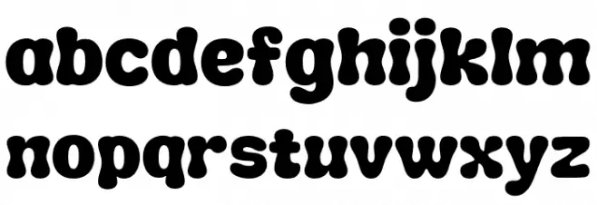 ChunkPlump-Regular Fuentes MINÚSCULAS