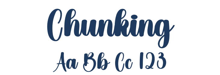 Chunking Font Preview