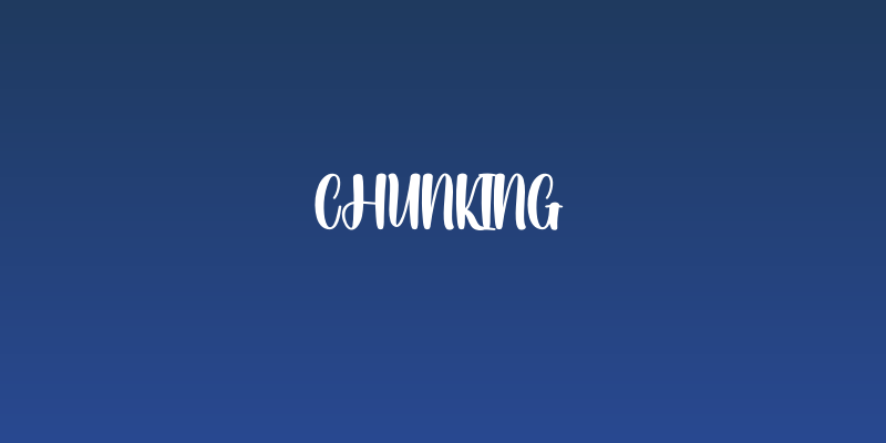 Chunking Social Header