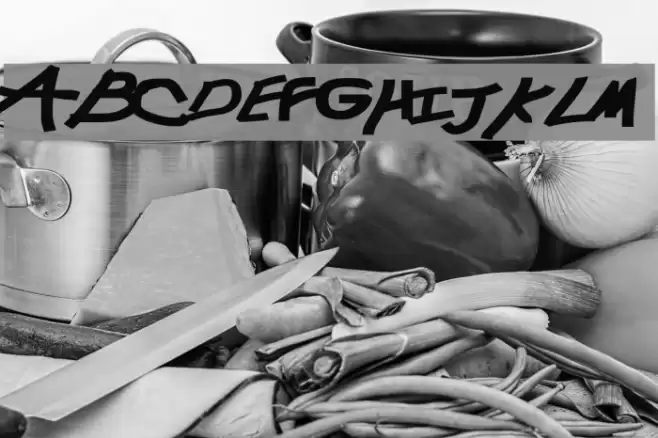 Chunkmuffin Black Font examples