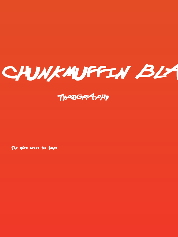 Chunkmuffin Black Poster