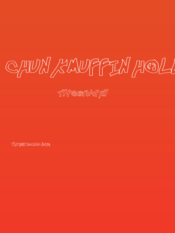Chunkmuffin Hollow Wide Poster