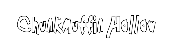 Chunkmuffin Hollow Font