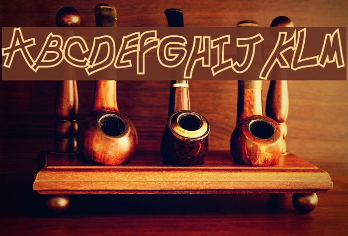 Chunkmuffin HollowThick Font examples