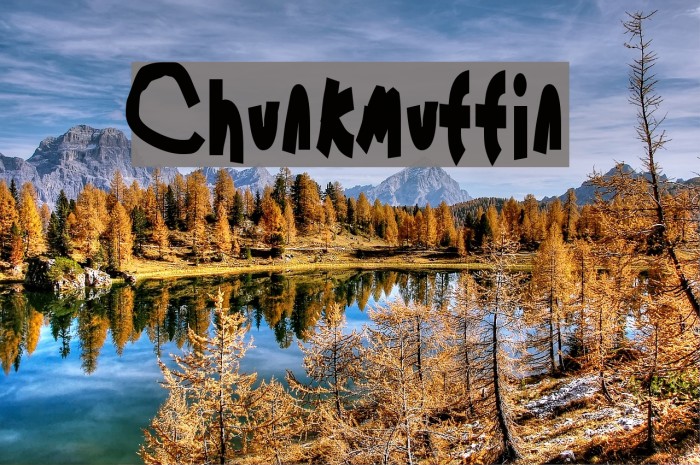Chunkmuffin Font examples