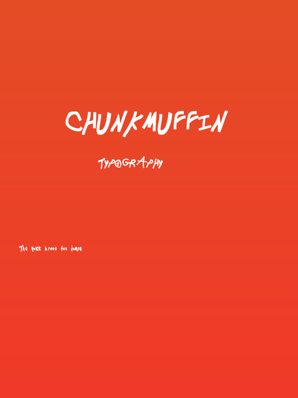 Chunkmuffin Poster