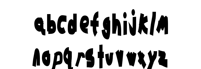 Chunkmuffin Font LOWERCASE
