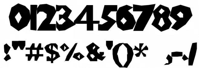 ChunkoBlocko Font OTHER CHARS