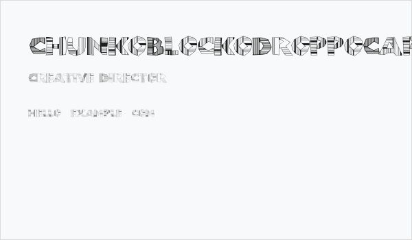 ChunkoBlockoDroppoCapo Business Card