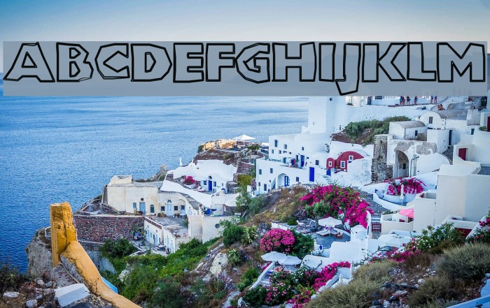 ChunkoBlockoOutlineXtraHeavy Font examples