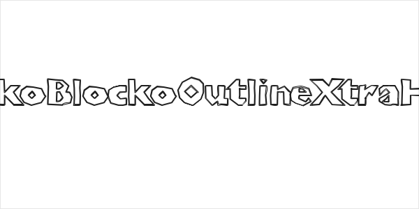 ChunkoBlockoOutlineXtraHeavy Logo
