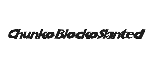 ChunkoBlockoSlanted Logo