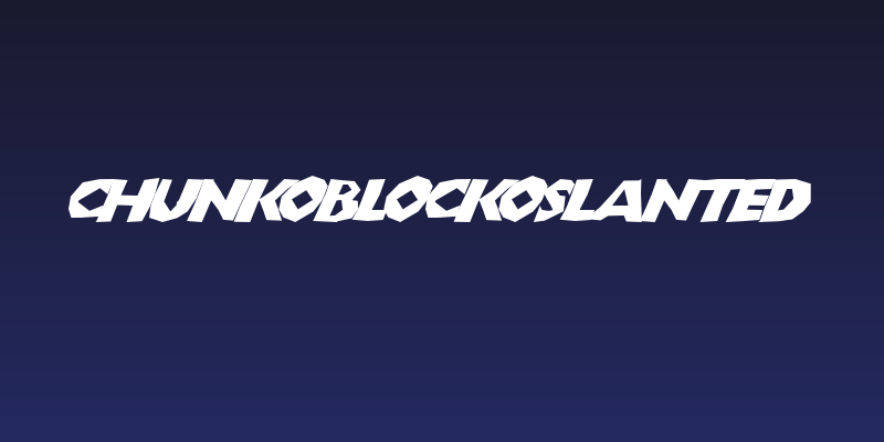ChunkoBlockoSlanted Social Header