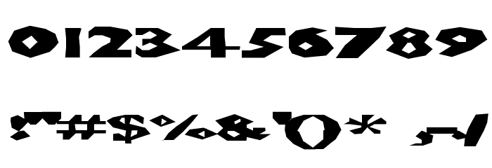 ChunkoBlockoSoopaDark Font OTHER CHARS