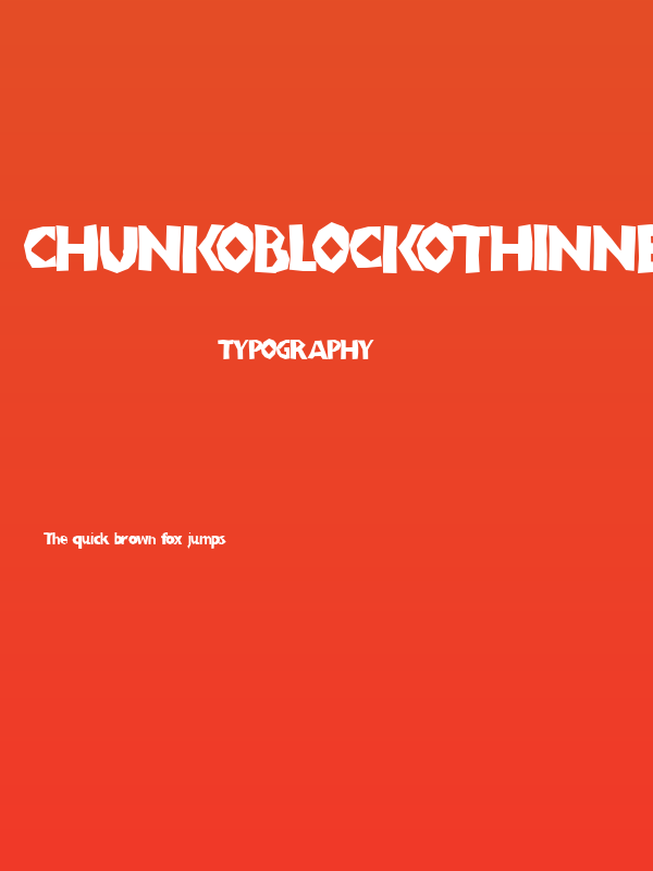 ChunkoBlockoThinner Poster