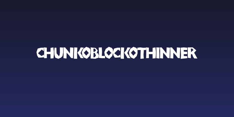 ChunkoBlockoThinner Social Header