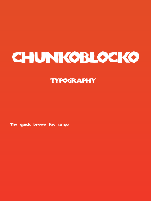 ChunkoBlocko Poster