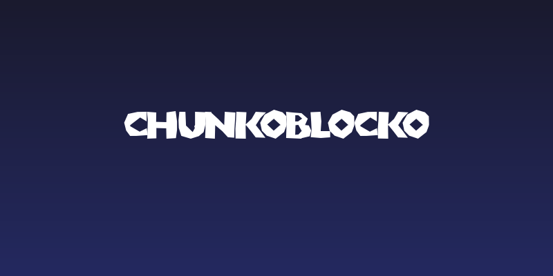 ChunkoBlocko Social Header