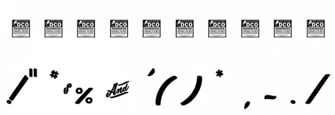 Chunks_PersonalUseOnly Font OTHER CHARS