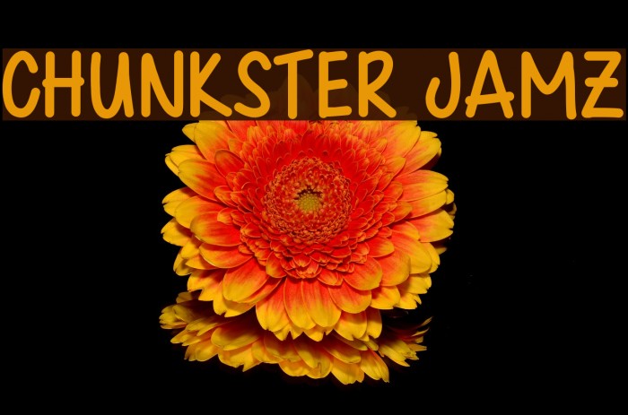 Chunkster Jamz Font examples