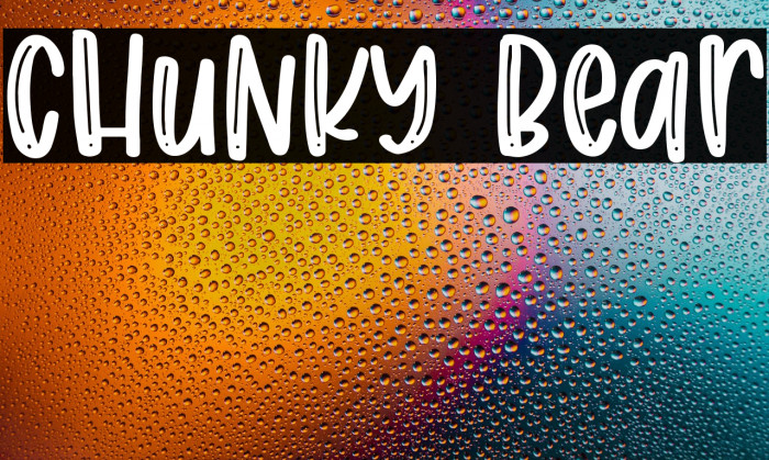 Chunky Bear Example 2