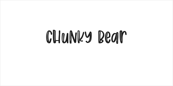 Chunky Bear Logo