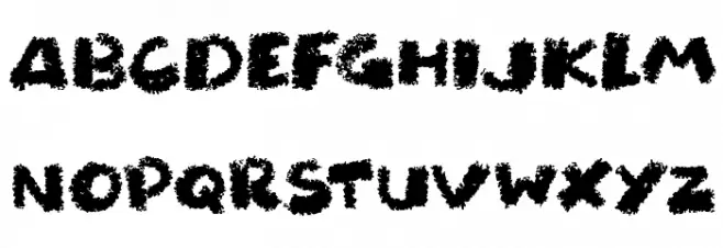 Chunky Chalk Шрифта ВЕРХНИЙ