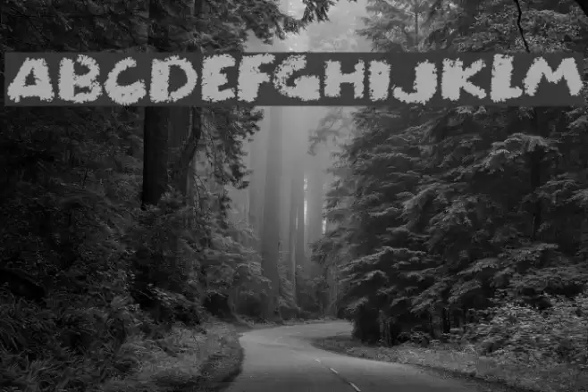 Chunky Chalk Font examples