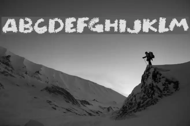 Chunky Chalk Font examples