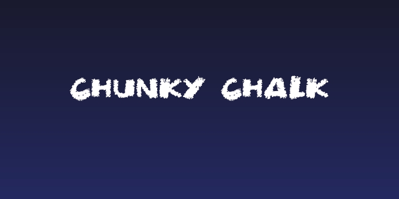 Chunky Chalk Social Header